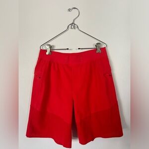BNWOT Lululemon Train To Beach Short Red Size Small